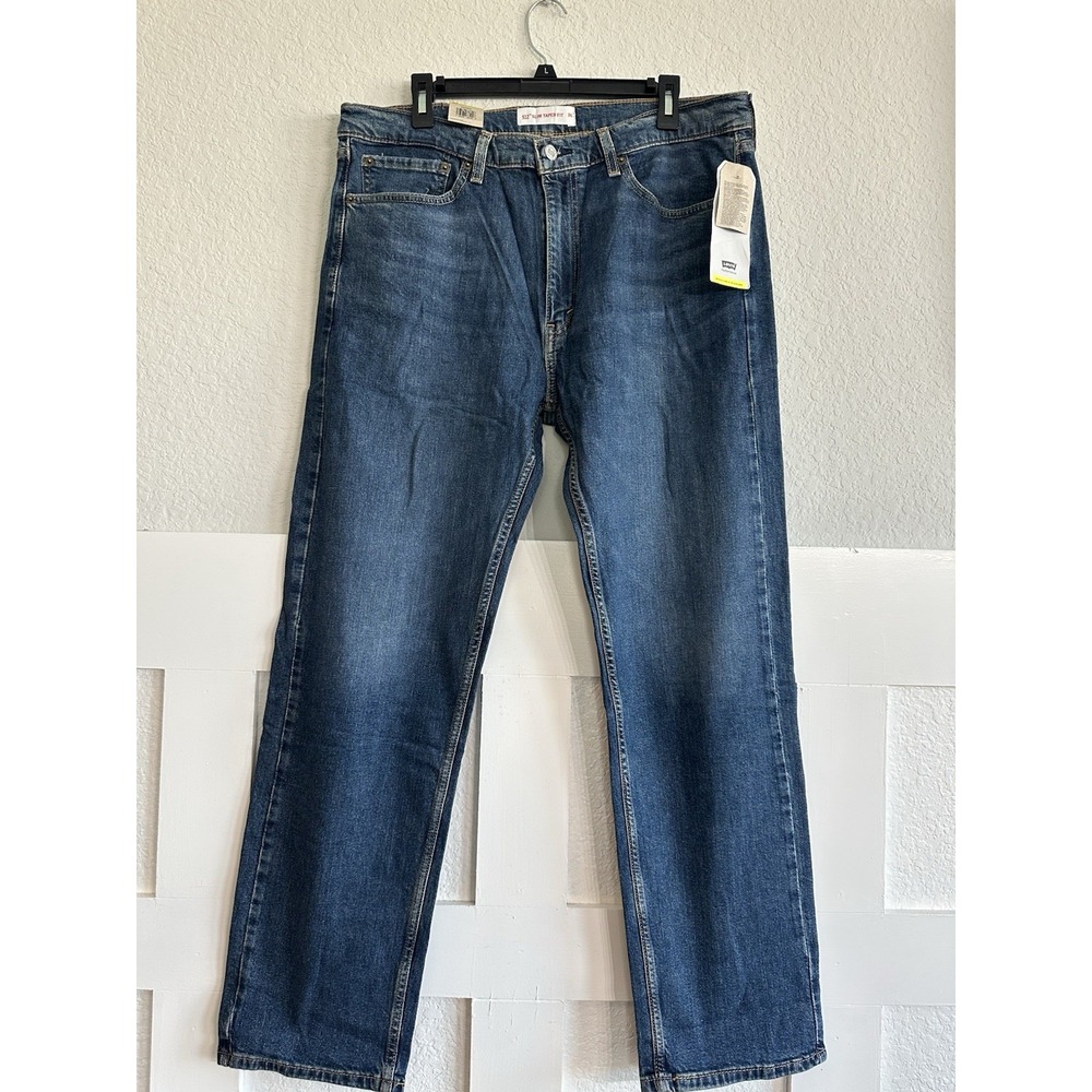 Levis 512 Men's Size 36x30* Dark Wash Jeans Flex Stretch Denim Slim Taper Fit